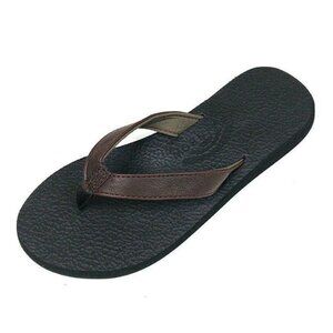 Rainbow The Cotton Black / Expresso Brown Soft Women's Flipflop Sandal